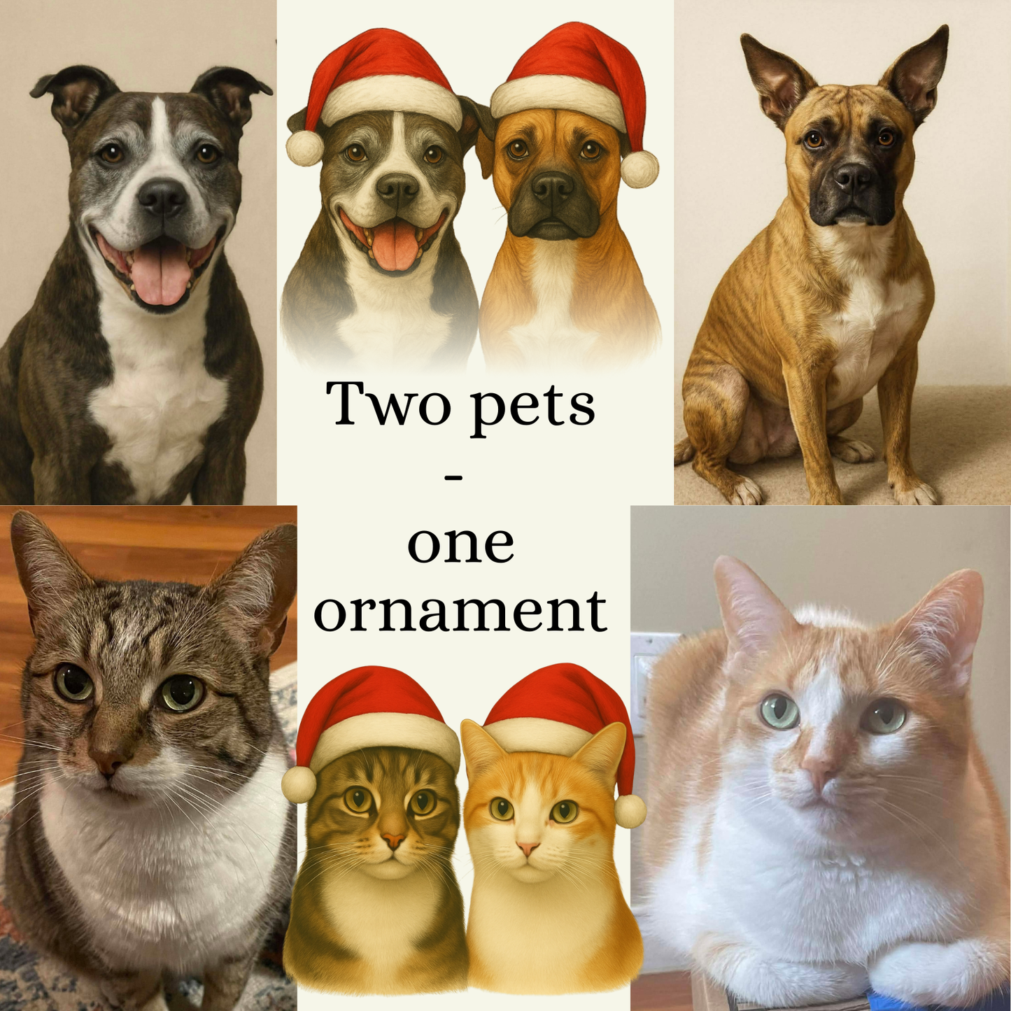 Pet Photo Ornament – Personalized Christmas Keepsake