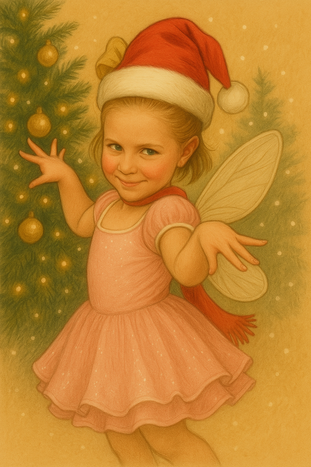 Custom Human Portrait Christmas Ornament | Personalized Acrylic Keepsake