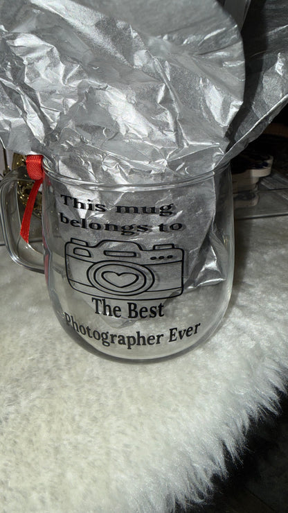 Personalized Glass Mug