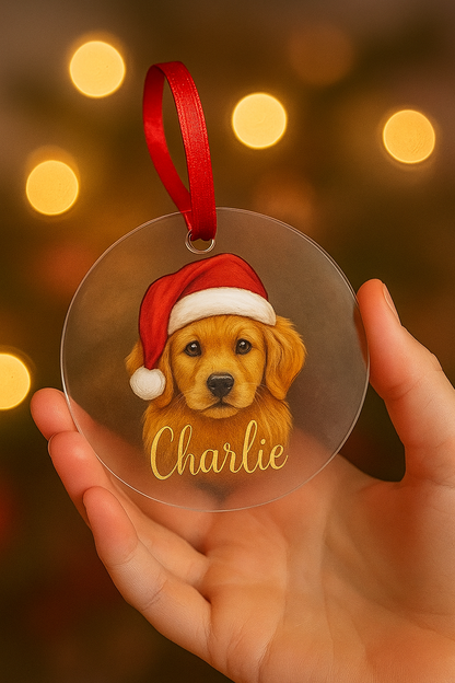 Pet Photo Ornament – Personalized Christmas Keepsake
