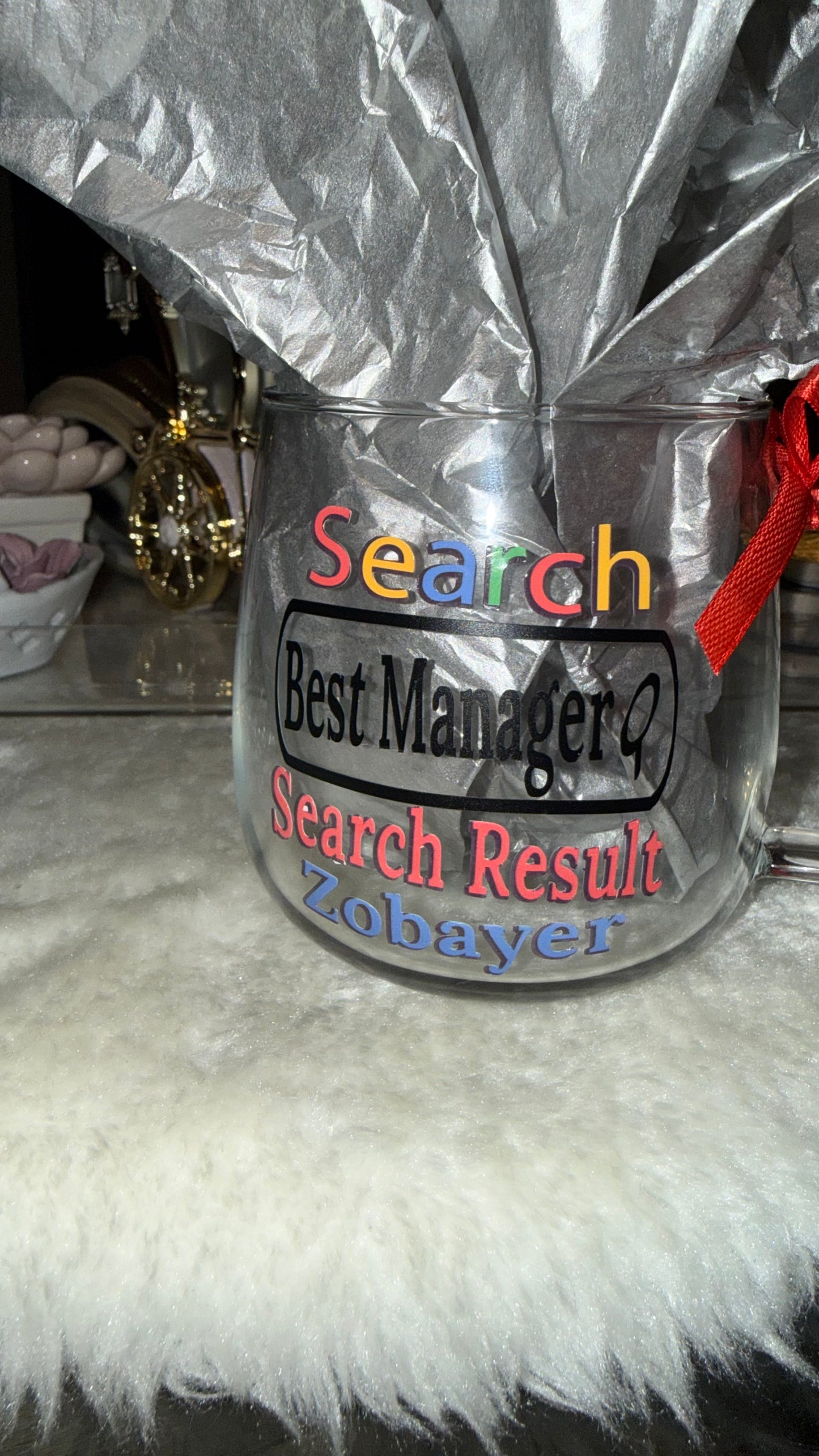 Personalized Glass Mug