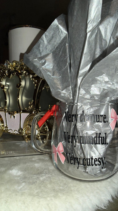 Personalized Glass Mug