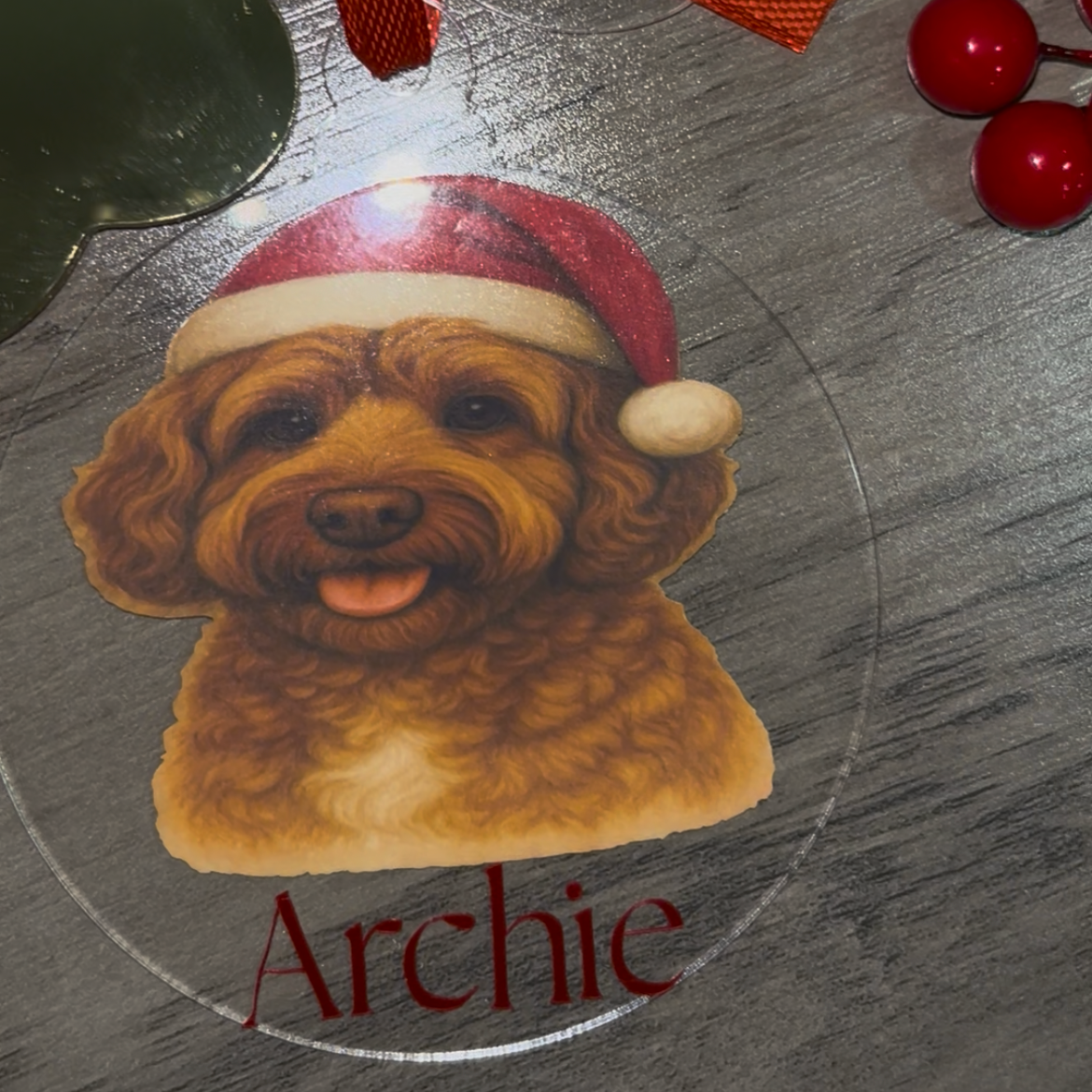 Pet Photo Ornament – Personalized Christmas Keepsake