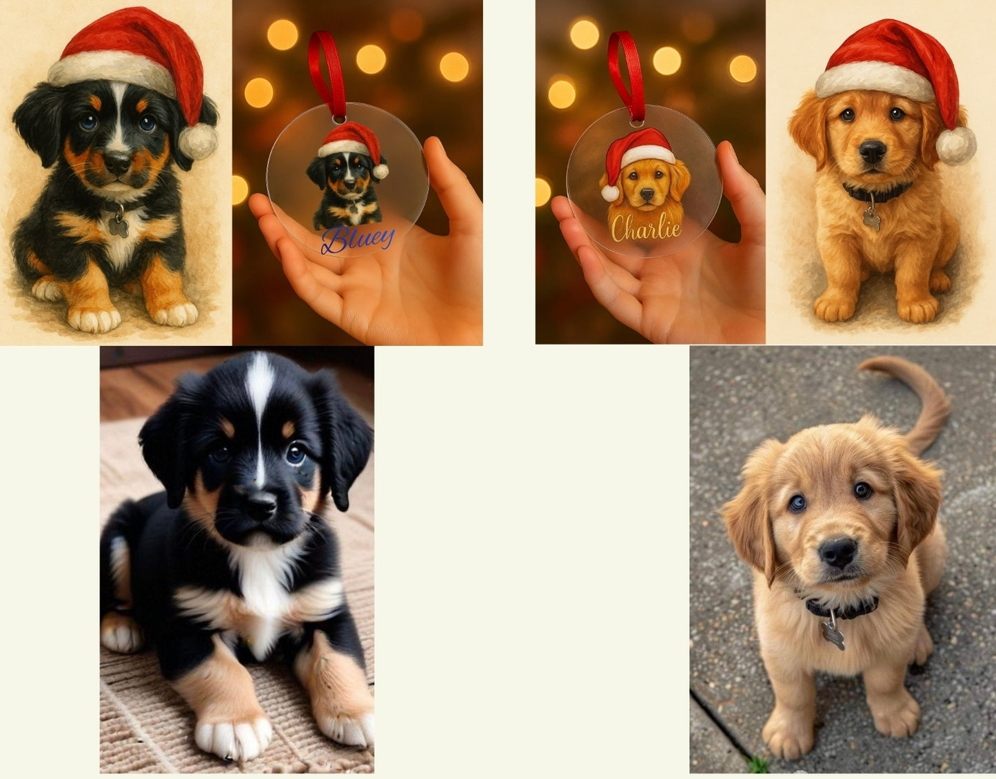 Pet Photo Ornament – Personalized Christmas Keepsake